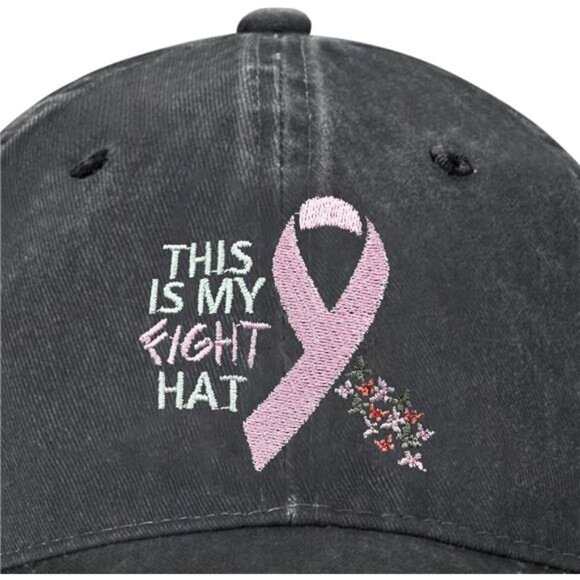 Baseball Cap for Women Men Breast Cancer - Picture 3 of 6
